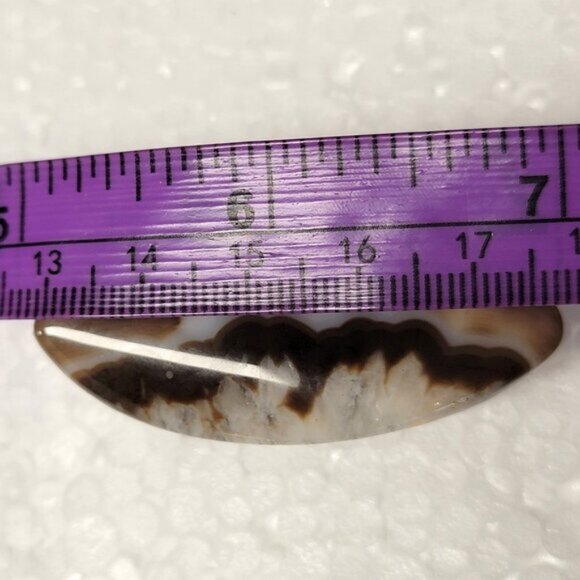 Natural Banded Agate Onyx Cabochon Adjustable Band Handmade Semi Precious Ring - Picture 7 of 10